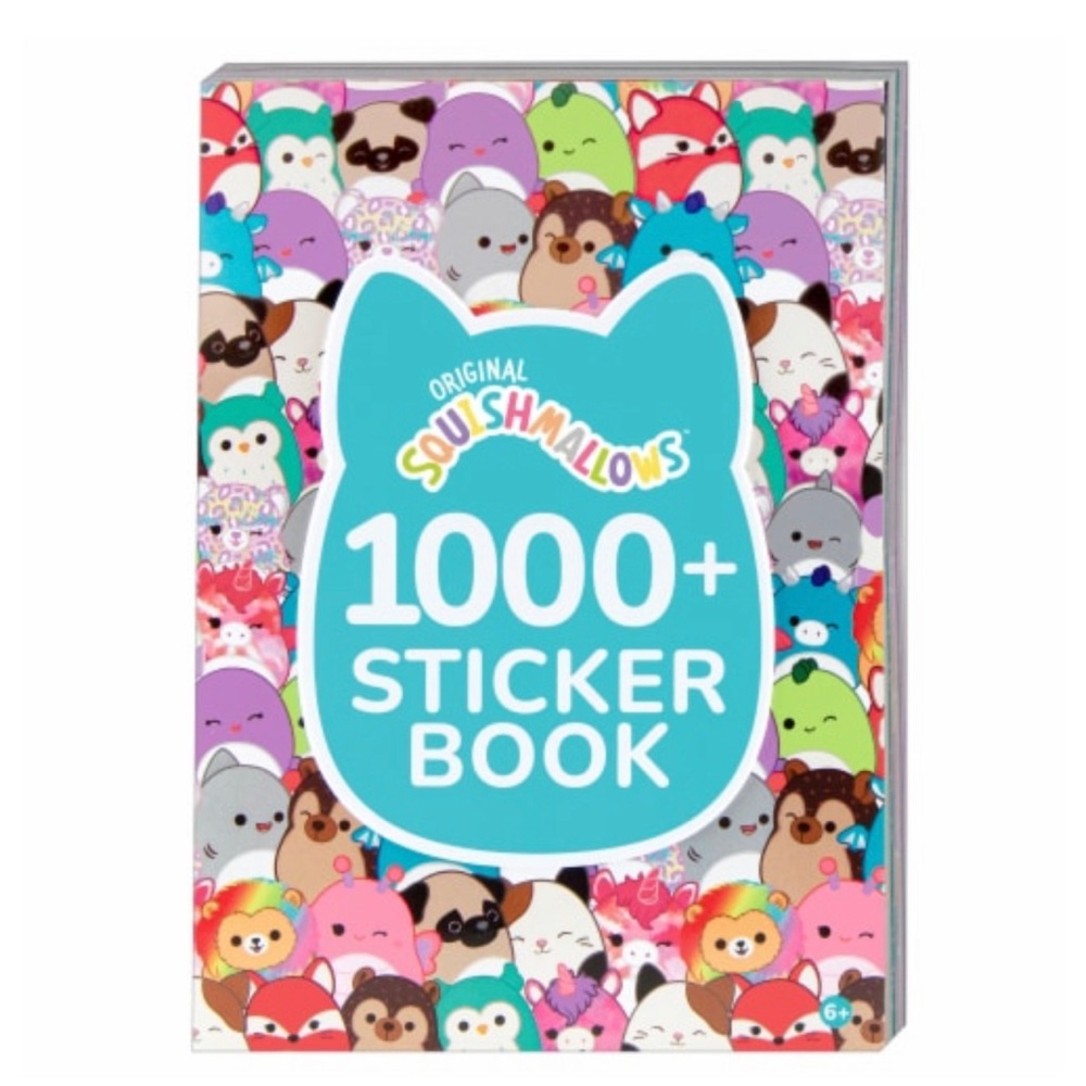 NWT Original Squishmallows Sticker Book .1000+